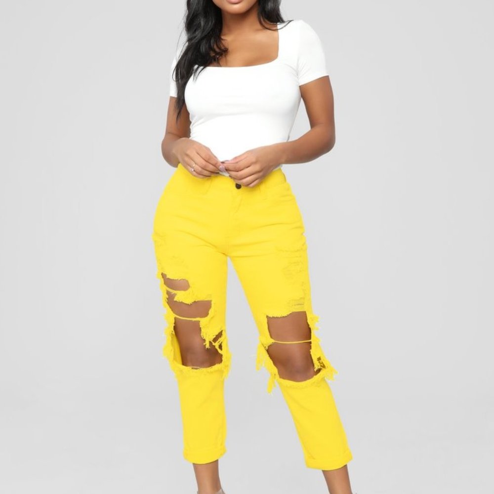 Big Expectations High Rise Boyfriend Jeans